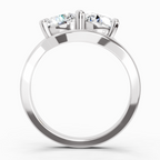 1.5 Carat Round Two Stone Ring