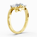 1.5 Carat Round Two Stone Ring