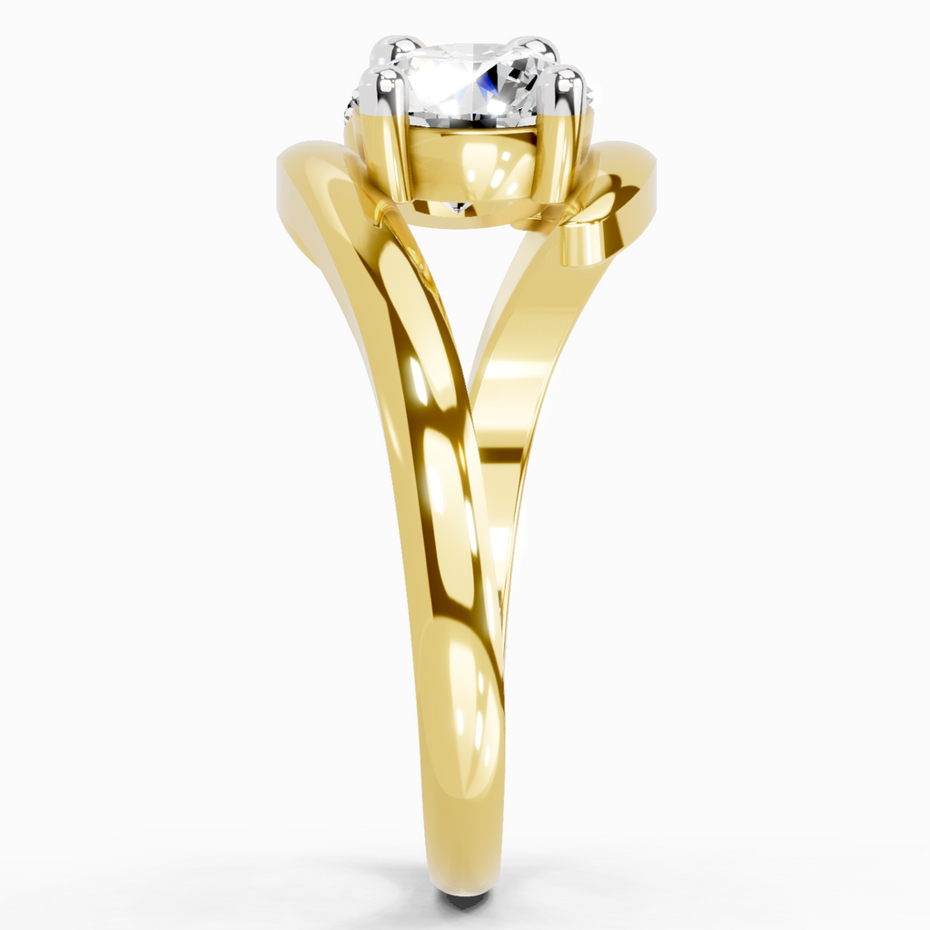 1.5 Carat Round Two Stone Ring