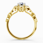 0.72 Carat Snowflower Engagement Ring