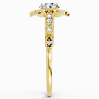 0.72 Carat Snowflower Engagement Ring