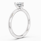 Sparkles 0.23 Ct Heart Solitaire Diamond Ring in 14K Gold