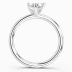 Sparkles 0.23 Ct Heart Solitaire Diamond Ring in 14K Gold