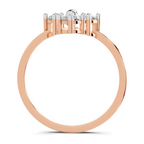 0.76 Carat Starflower promise Engagement Ring