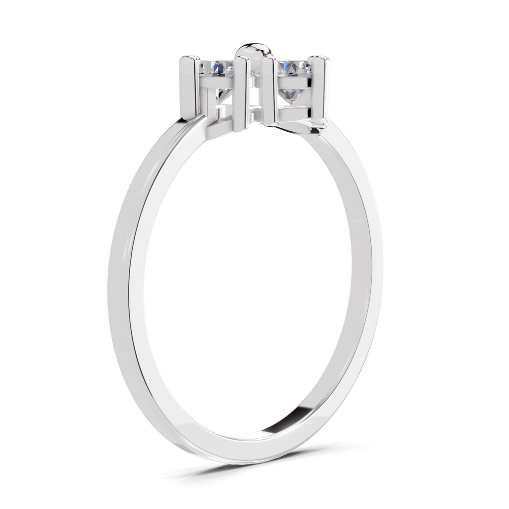 0.76 Carat Starflower promise Engagement Ring