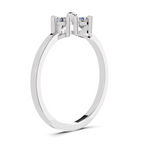 0.76 Carat Starflower promise Engagement Ring