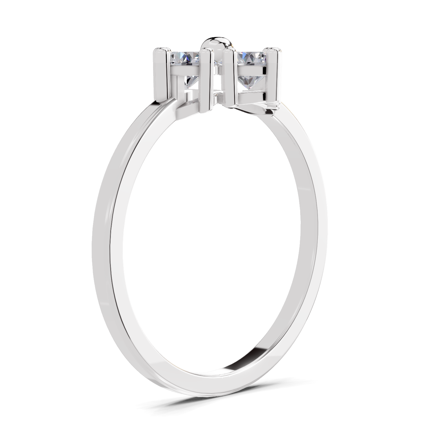 0.76 Carat Starflower promise Engagement Ring
