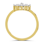 0.76 Carat Starflower promise Engagement Ring