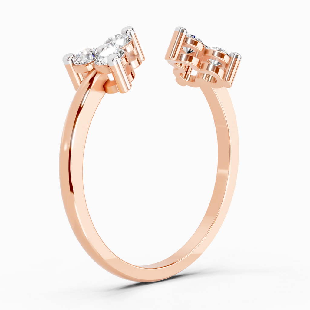 0.31 Carat Twin Bloom Engagement Ring