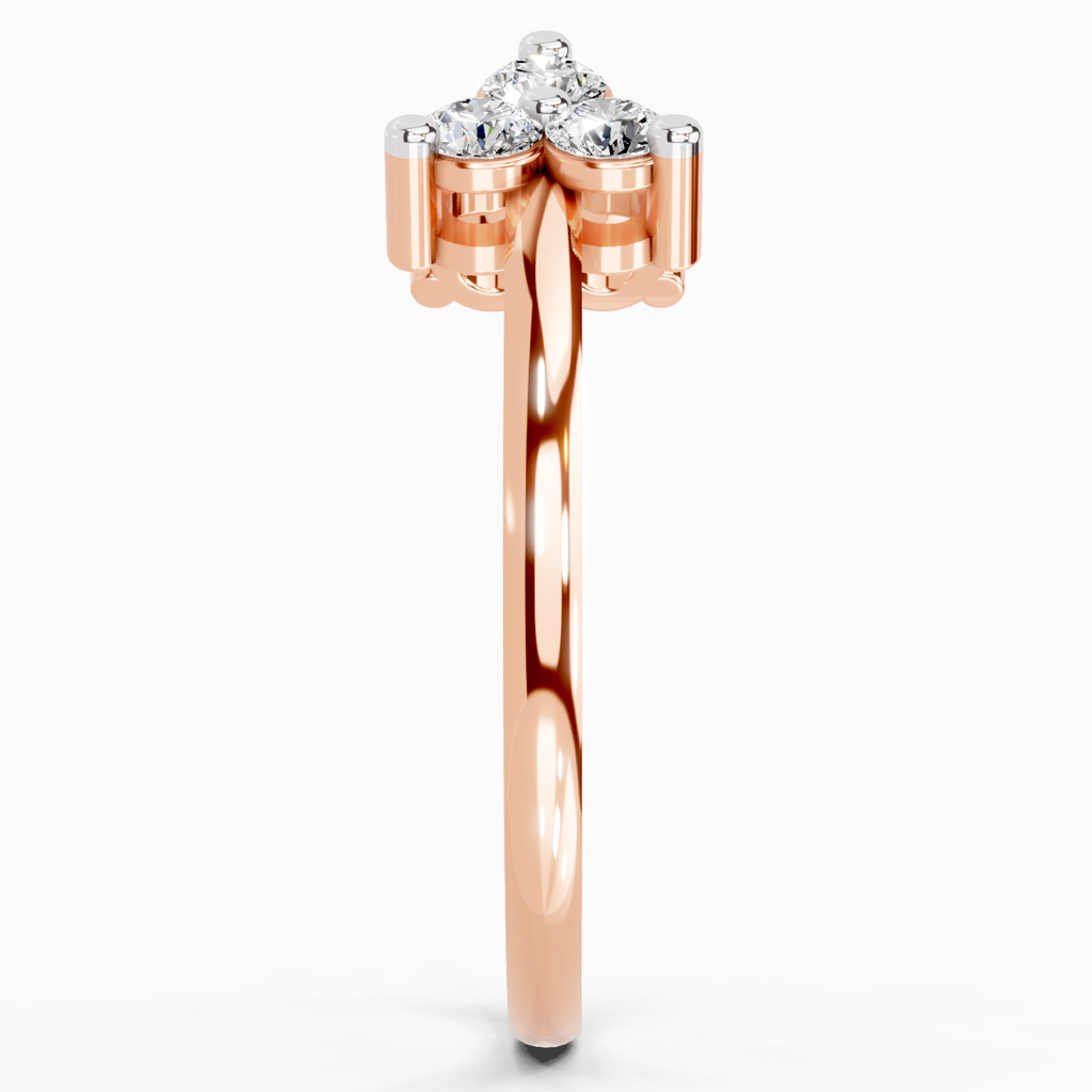 0.31 Carat Twin Bloom Engagement Ring