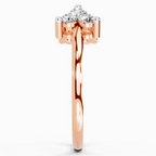 0.31 Carat Twin Bloom Engagement Ring