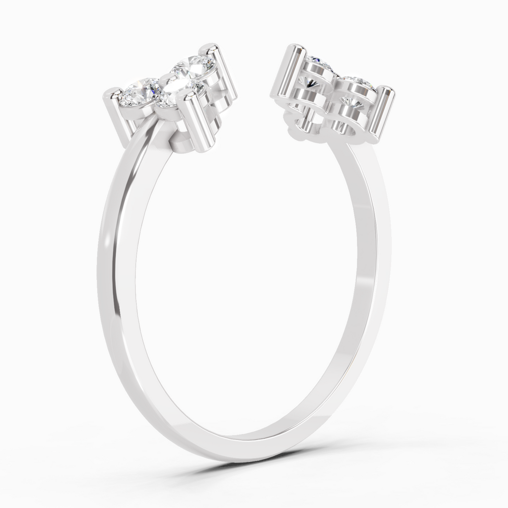 0.31 Carat Twin Bloom Engagement Ring