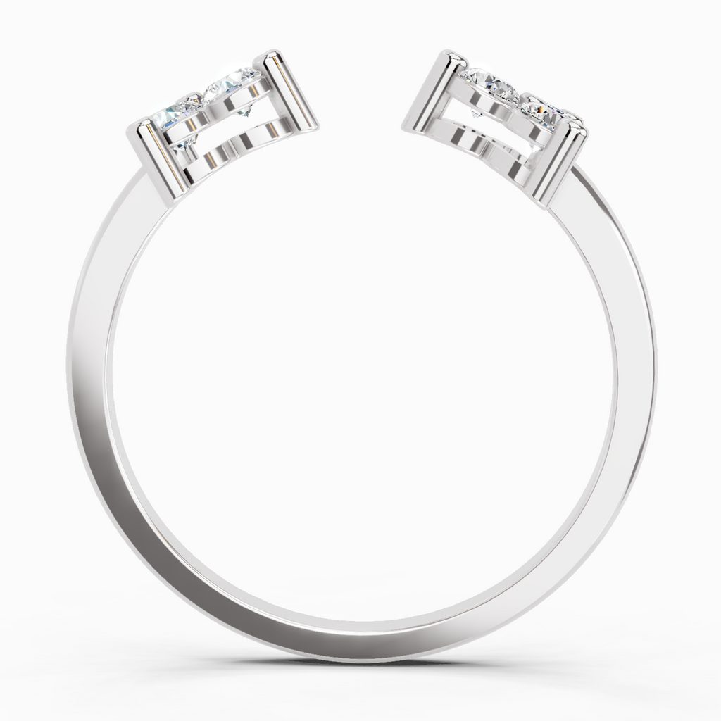 0.31 Carat Twin Bloom Engagement Ring