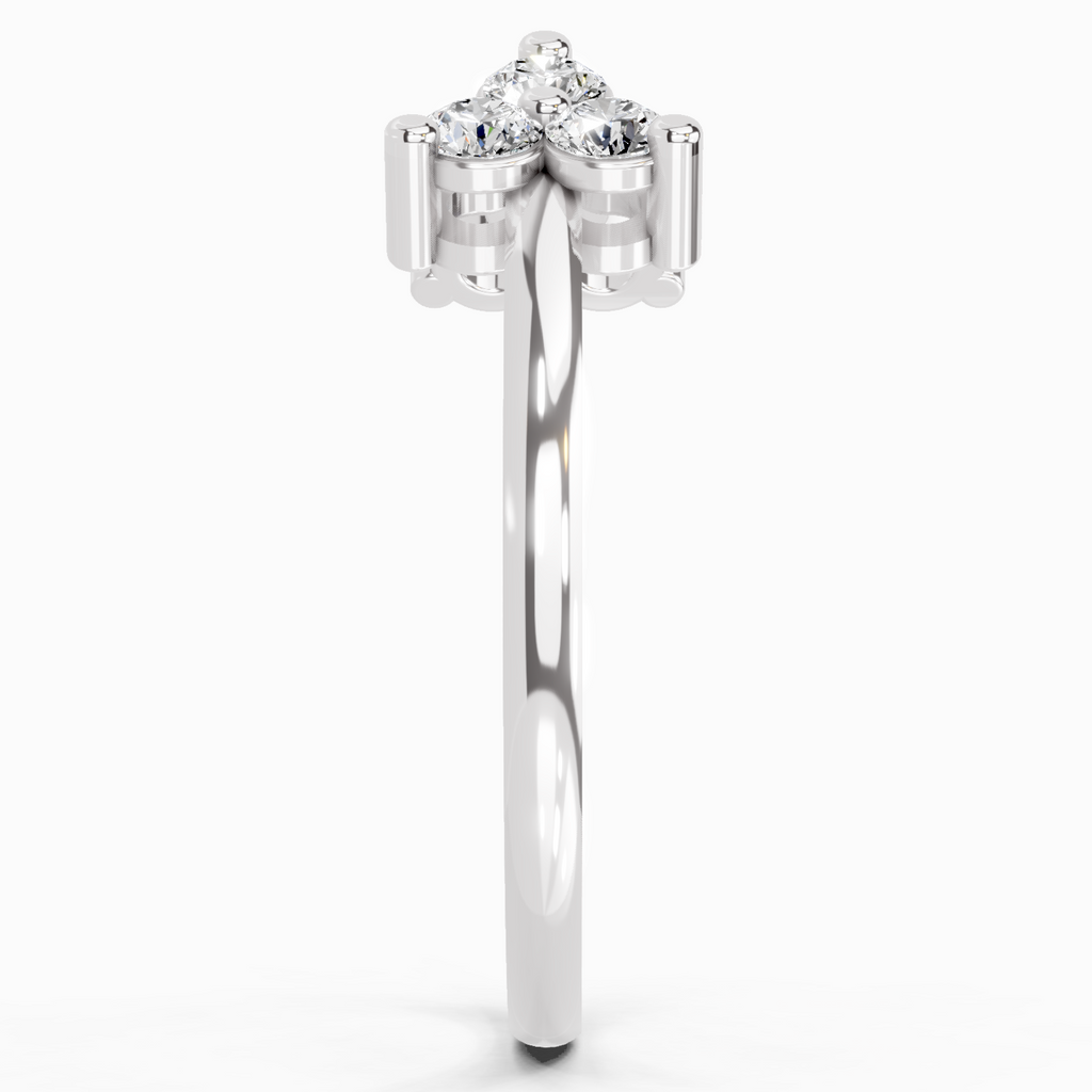 0.31 Carat Twin Bloom Engagement Ring