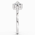 0.31 Carat Twin Bloom Engagement Ring