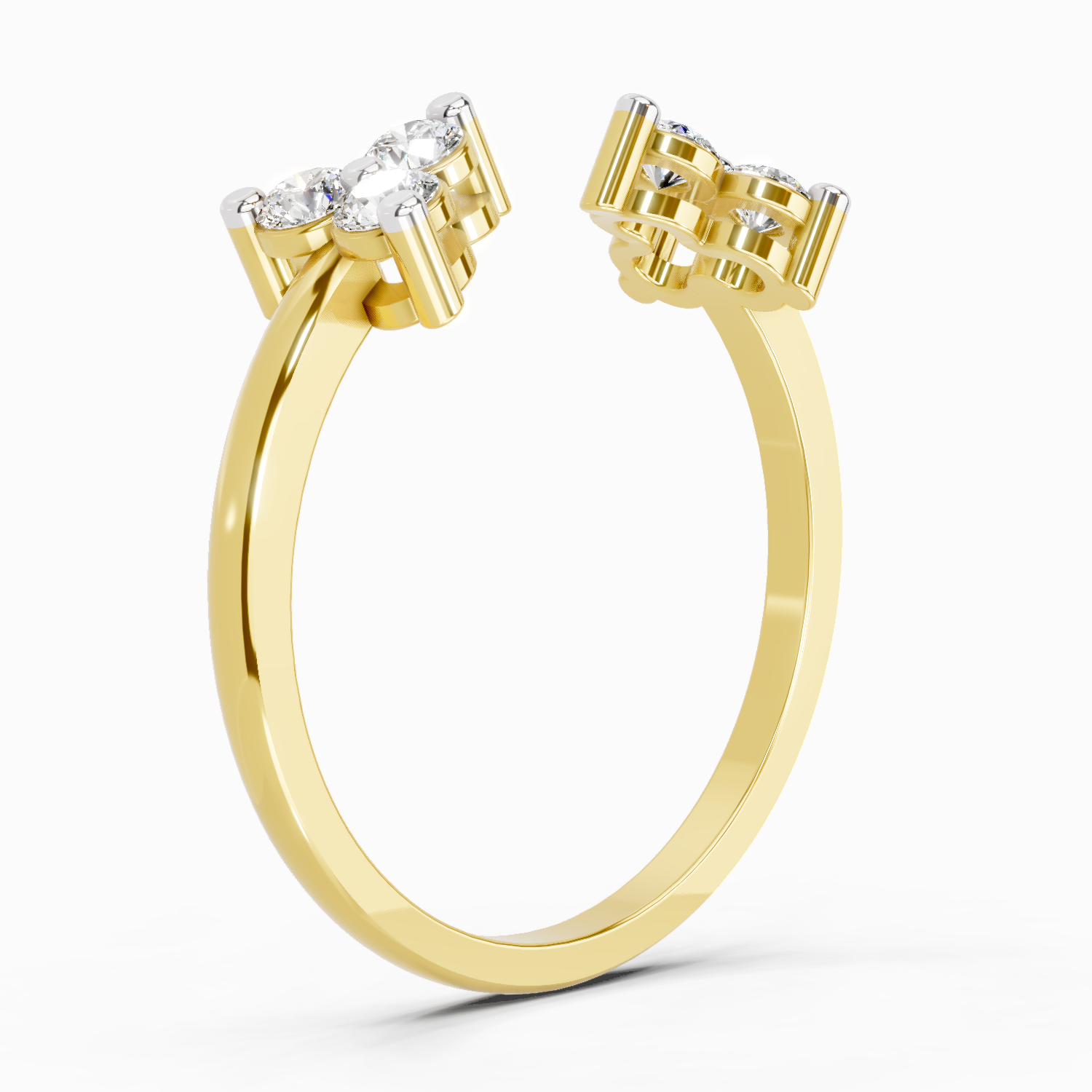 0.31 Carat Twin Bloom Engagement Ring