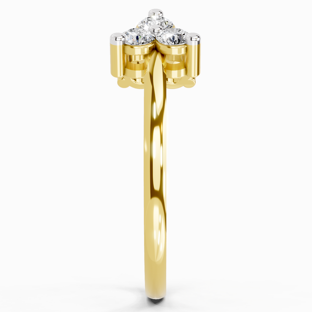 0.31 Carat Twin Bloom Engagement Ring