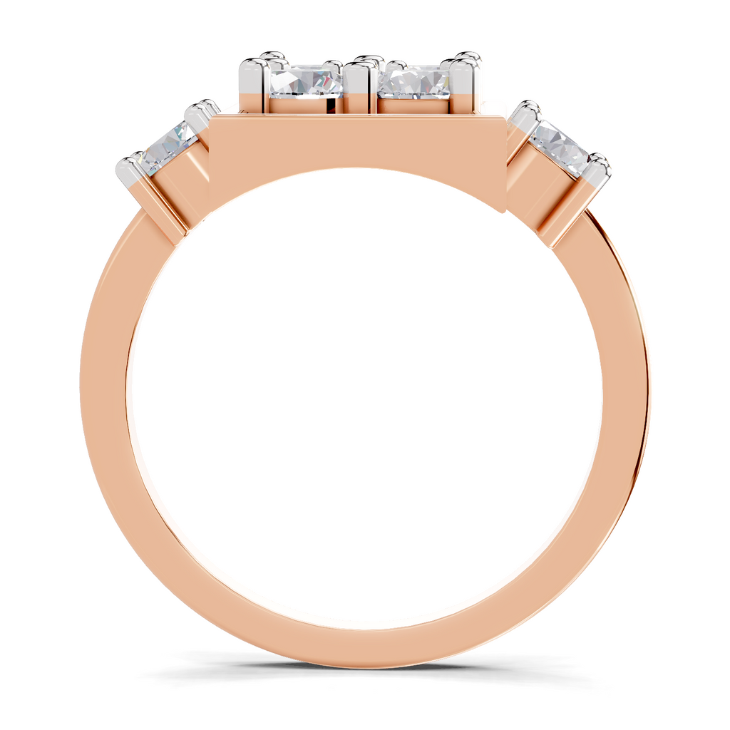 0.95 Carat Crystal Court Promise Engagement Ring