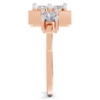 0.95 Carat Crystal Court Promise Engagement Ring