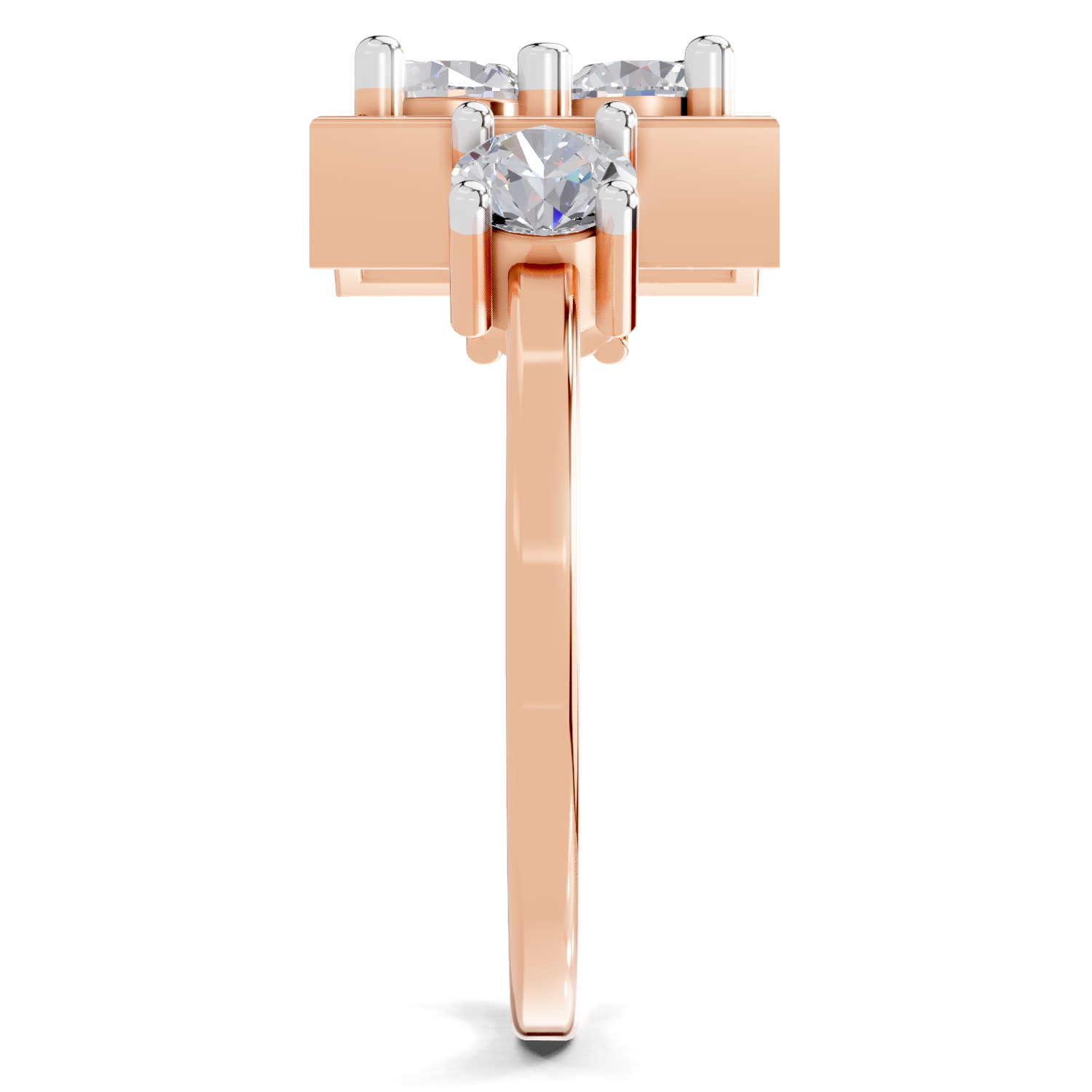 0.95 Carat Crystal Court Promise Engagement Ring