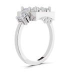 0.95 Carat Crystal Court Promise Engagement Ring