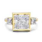 0.95 Carat Crystal Court Promise Engagement Ring