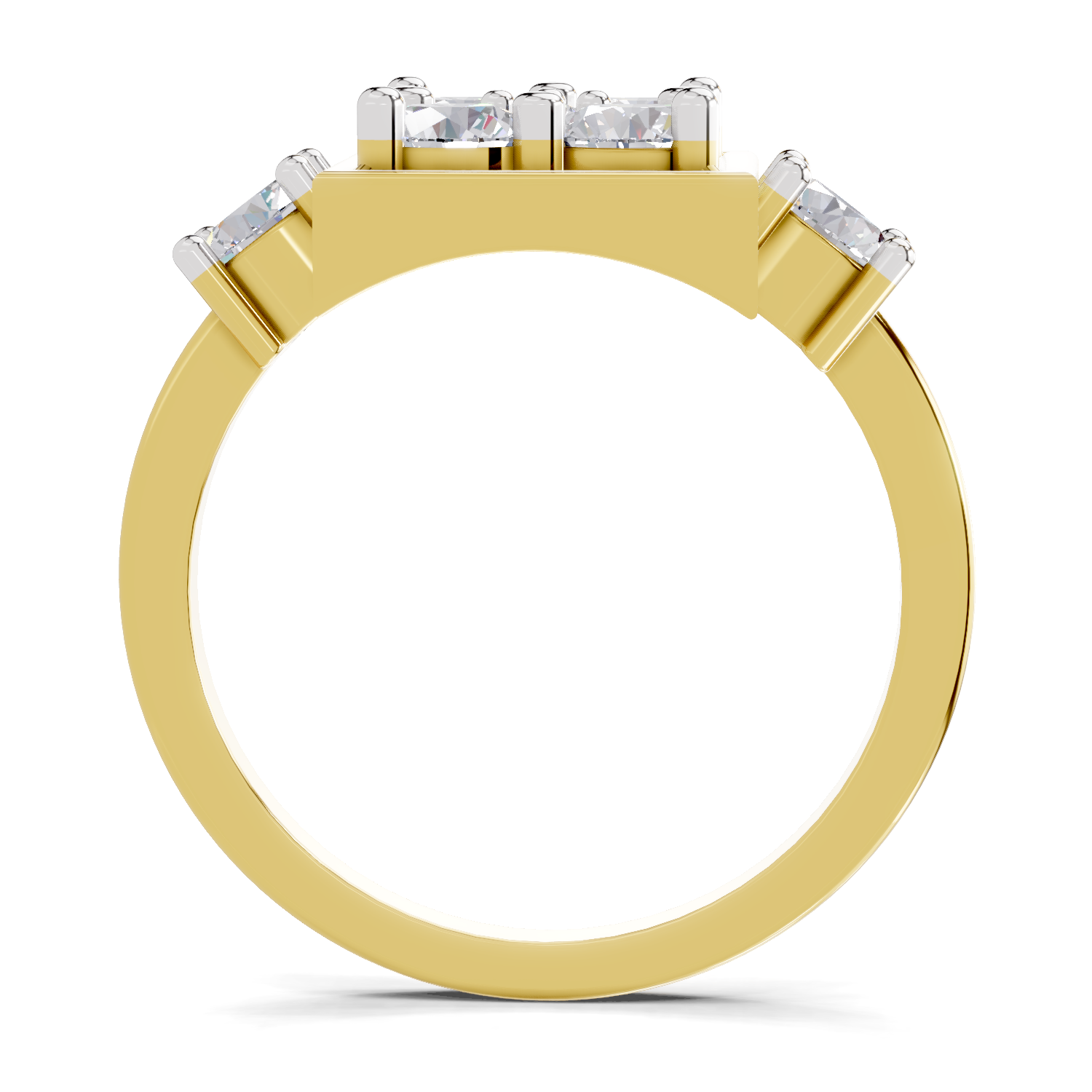 0.95 Carat Crystal Court Promise Engagement Ring