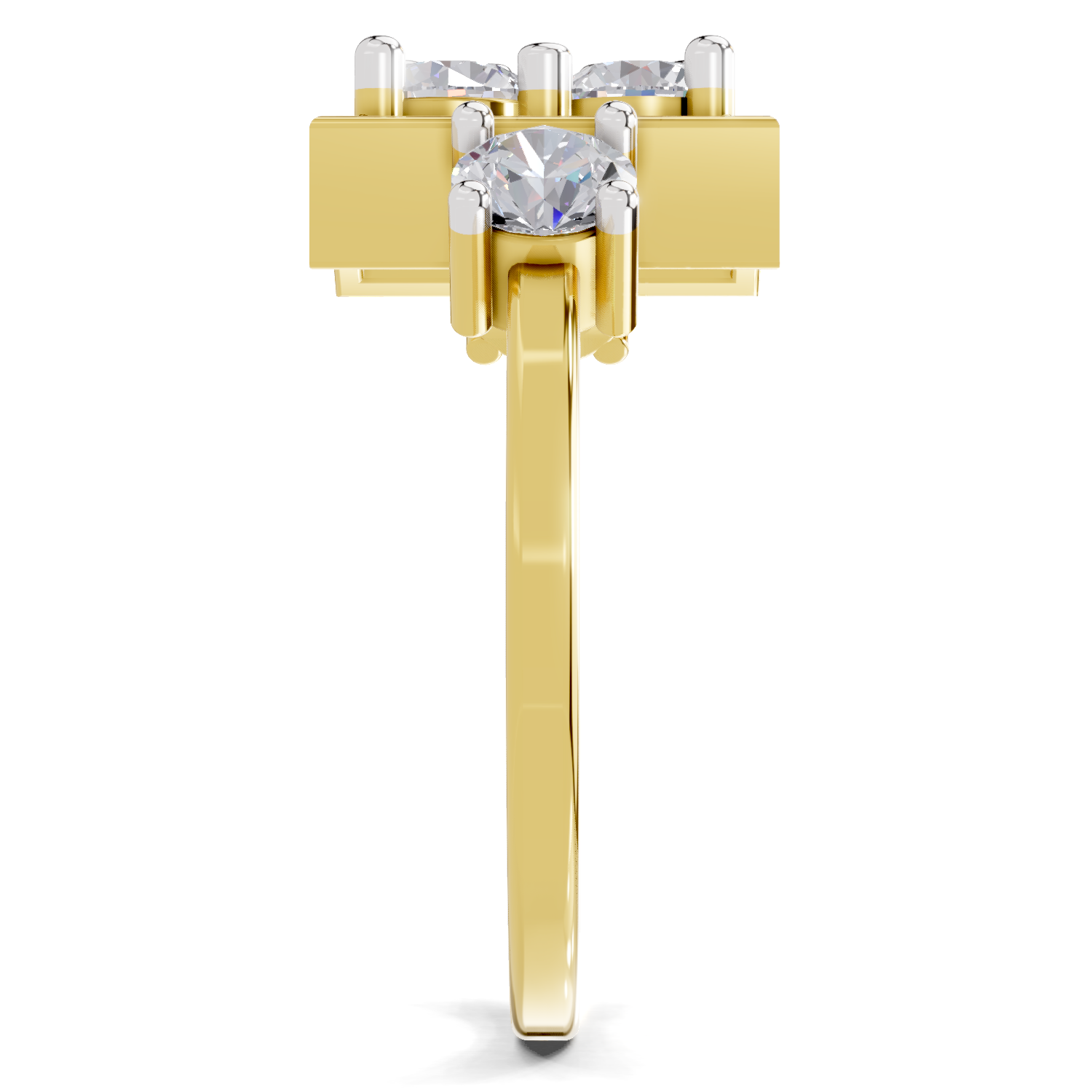 0.95 Carat Crystal Court Promise Engagement Ring
