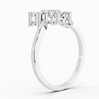 0.99 Carat Flora Diamond Promise Engagement Ring