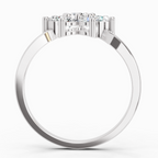 0.99 Carat Flora Diamond Promise Engagement Ring