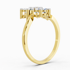 0.99 Carat Flora Diamond Promise Engagement Ring