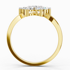 0.99 Carat Flora Diamond Promise Engagement Ring