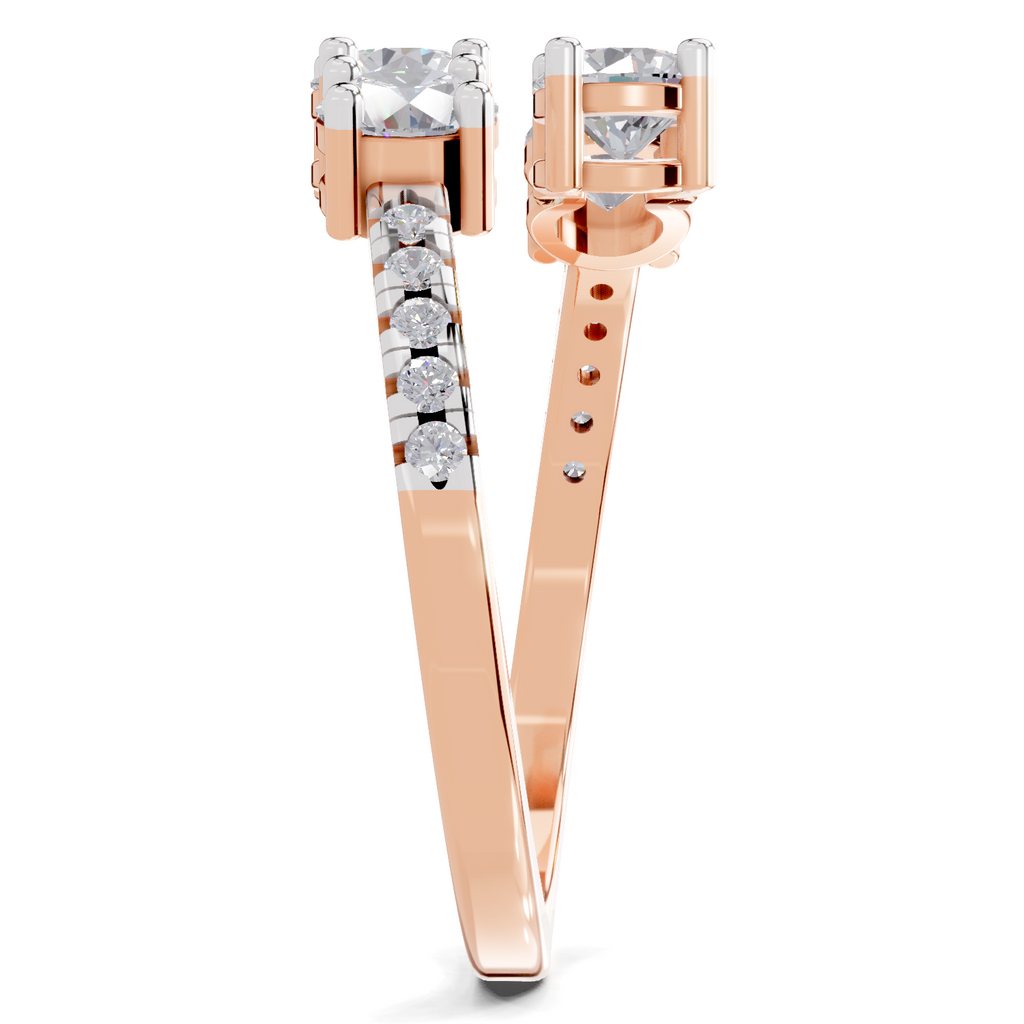 0.83 Carat Eternal Embrace Promise Engagement Ring