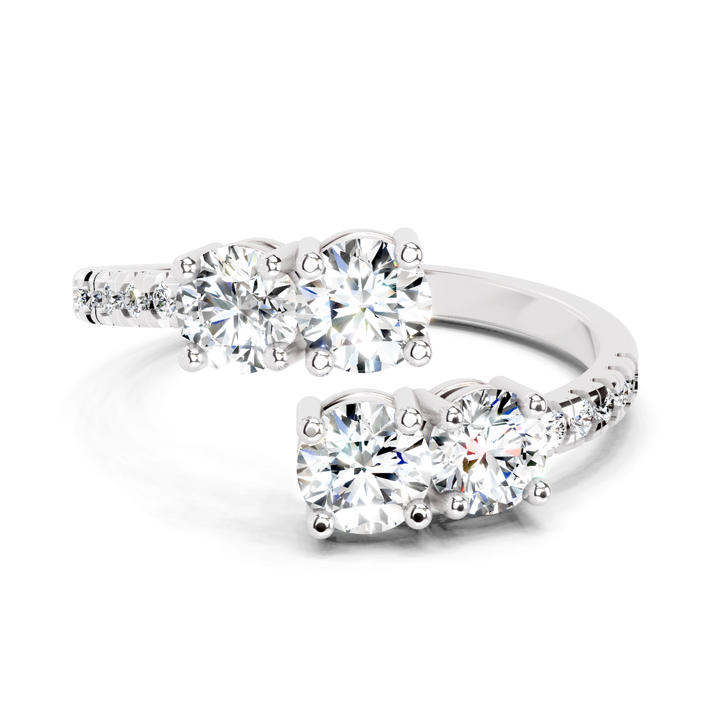 0.83 Carat Eternal Embrace Promise Engagement Ring