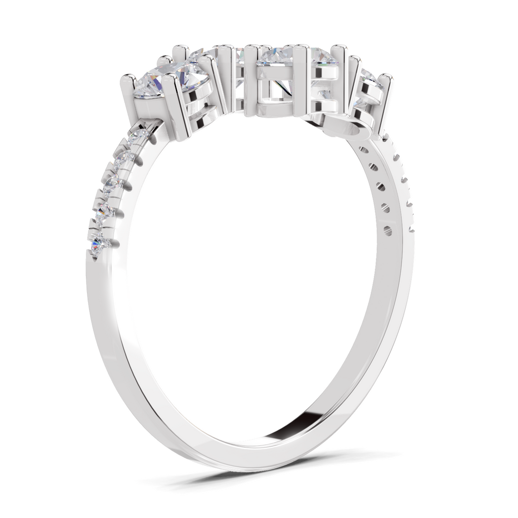 0.83 Carat Eternal Embrace Promise Engagement Ring