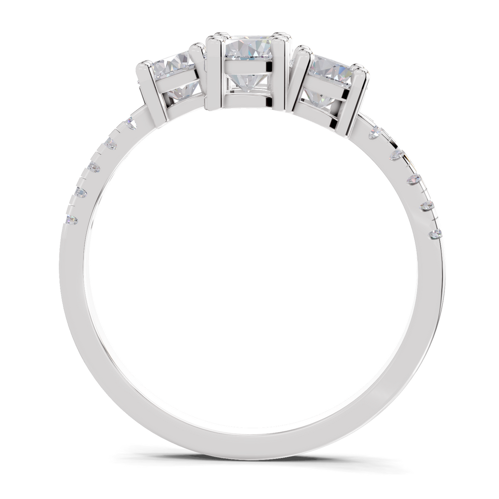 0.83 Carat Eternal Embrace Promise Engagement Ring