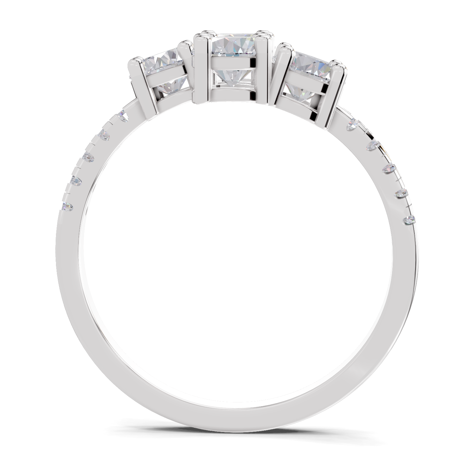 0.83 Carat Eternal Embrace Promise Engagement Ring