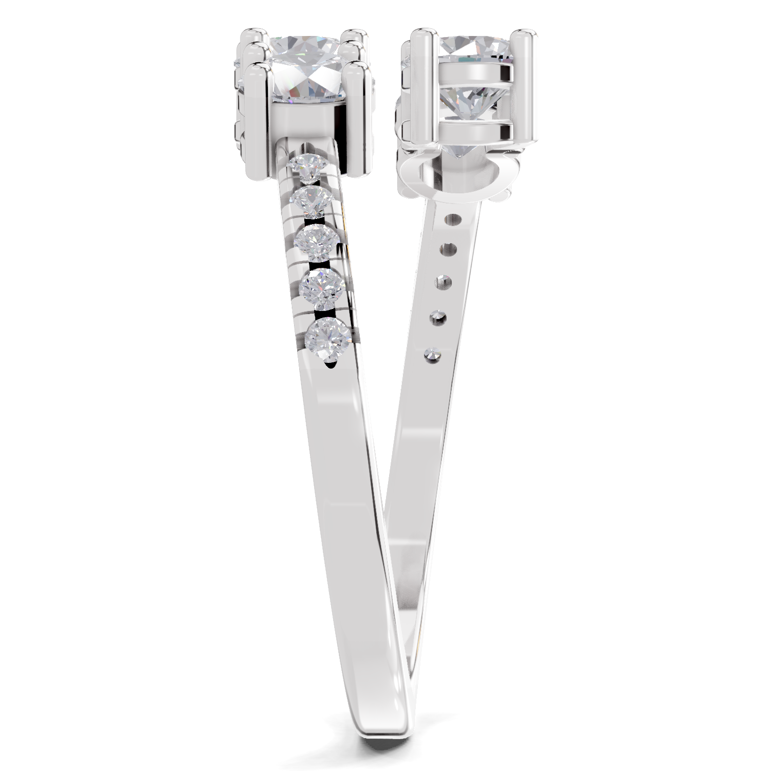 0.83 Carat Eternal Embrace Promise Engagement Ring