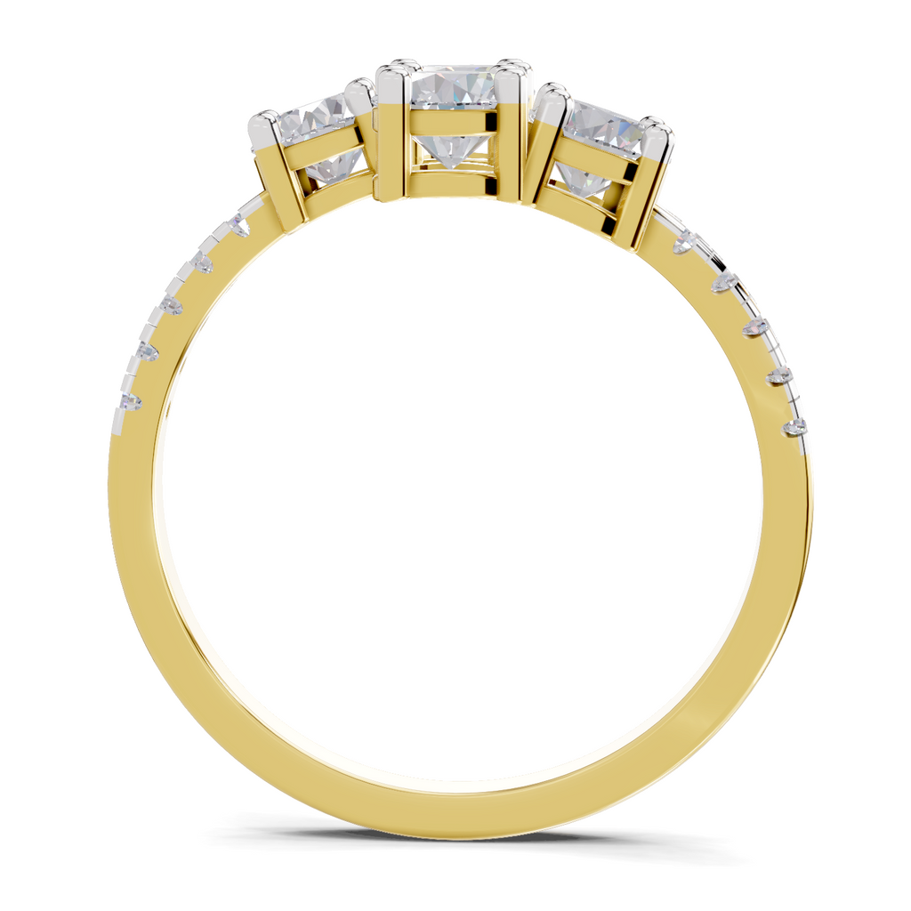0.83 Carat Eternal Embrace Promise Engagement Ring