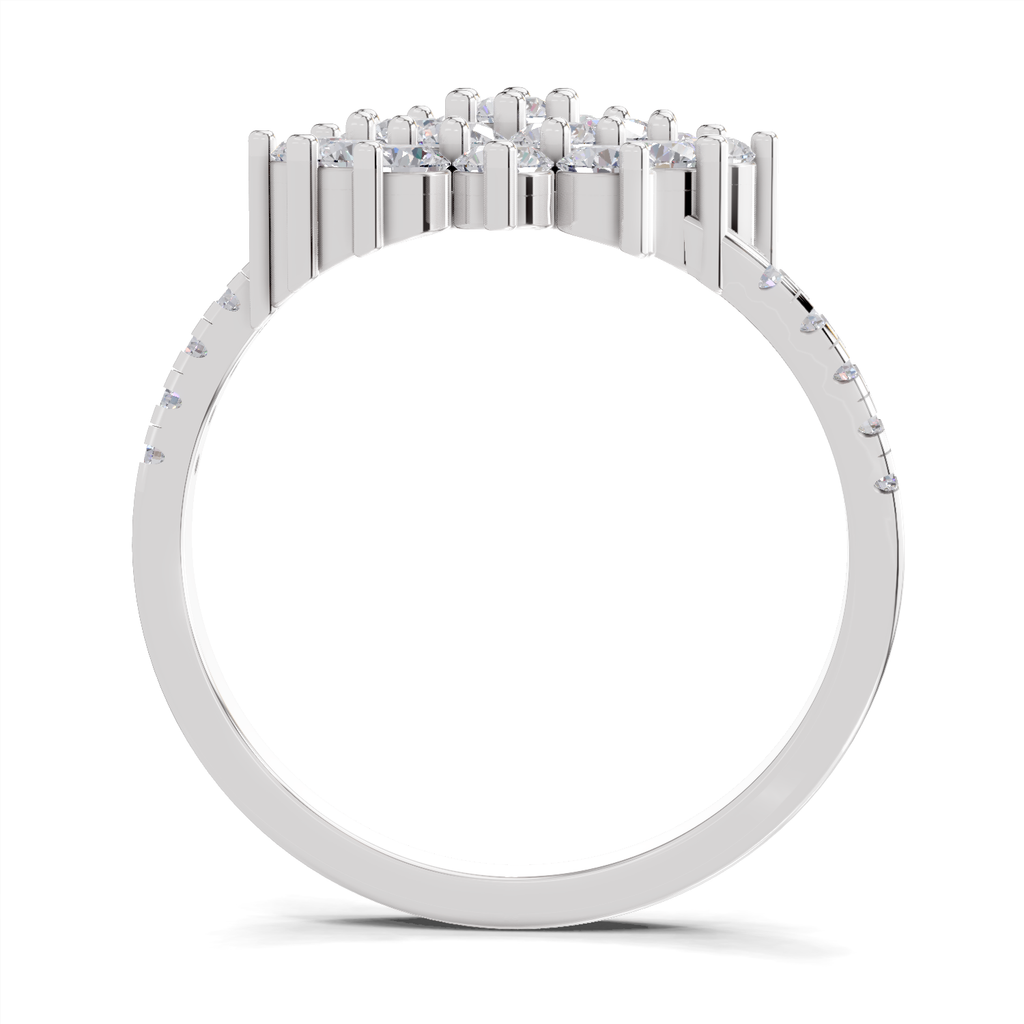 0.93 Carat Snowfall Cluster Promise Engagement Ring