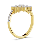 0.93 Carat Snowfall Cluster Promise Engagement Ring