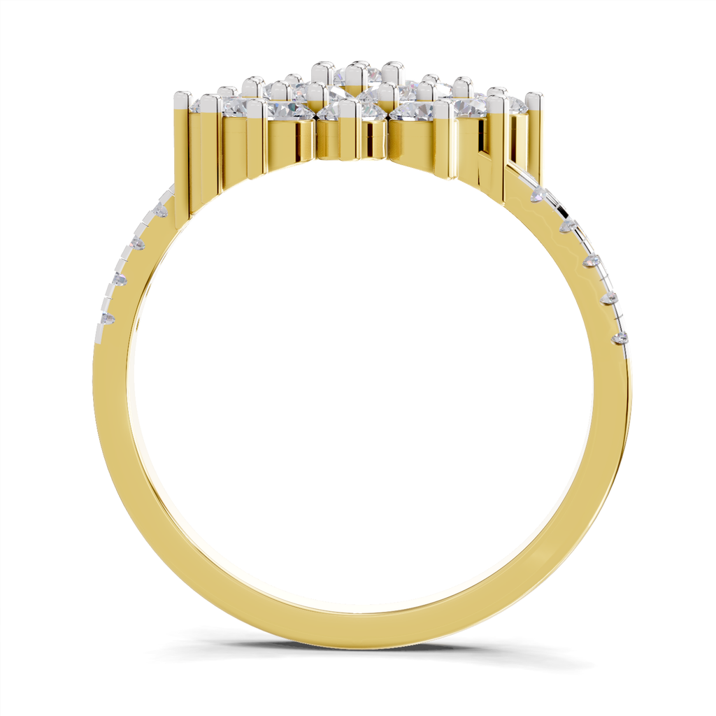 0.93 Carat Snowfall Cluster Promise Engagement Ring