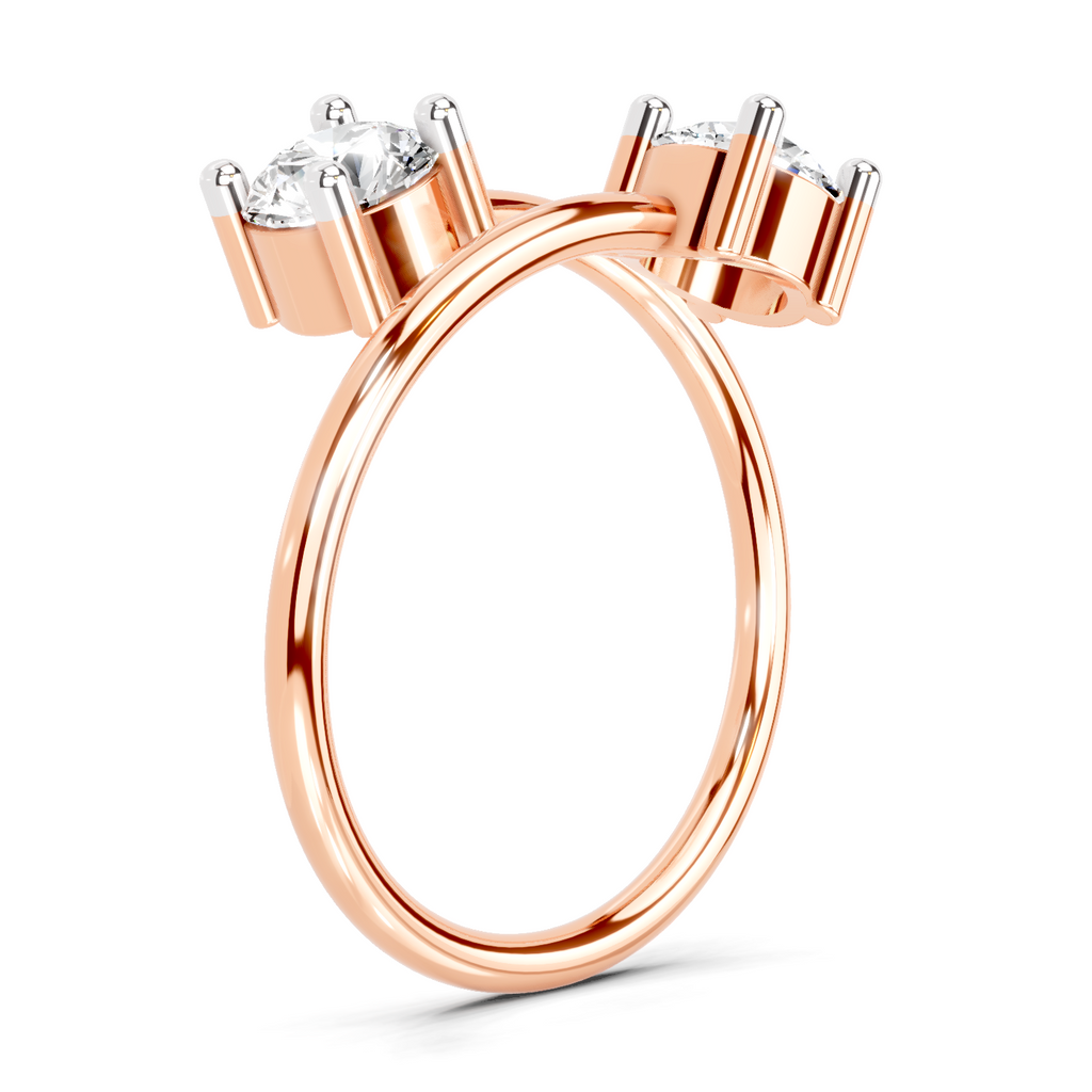 0.8 Carat Twirl of Light Promise Engagement Ring