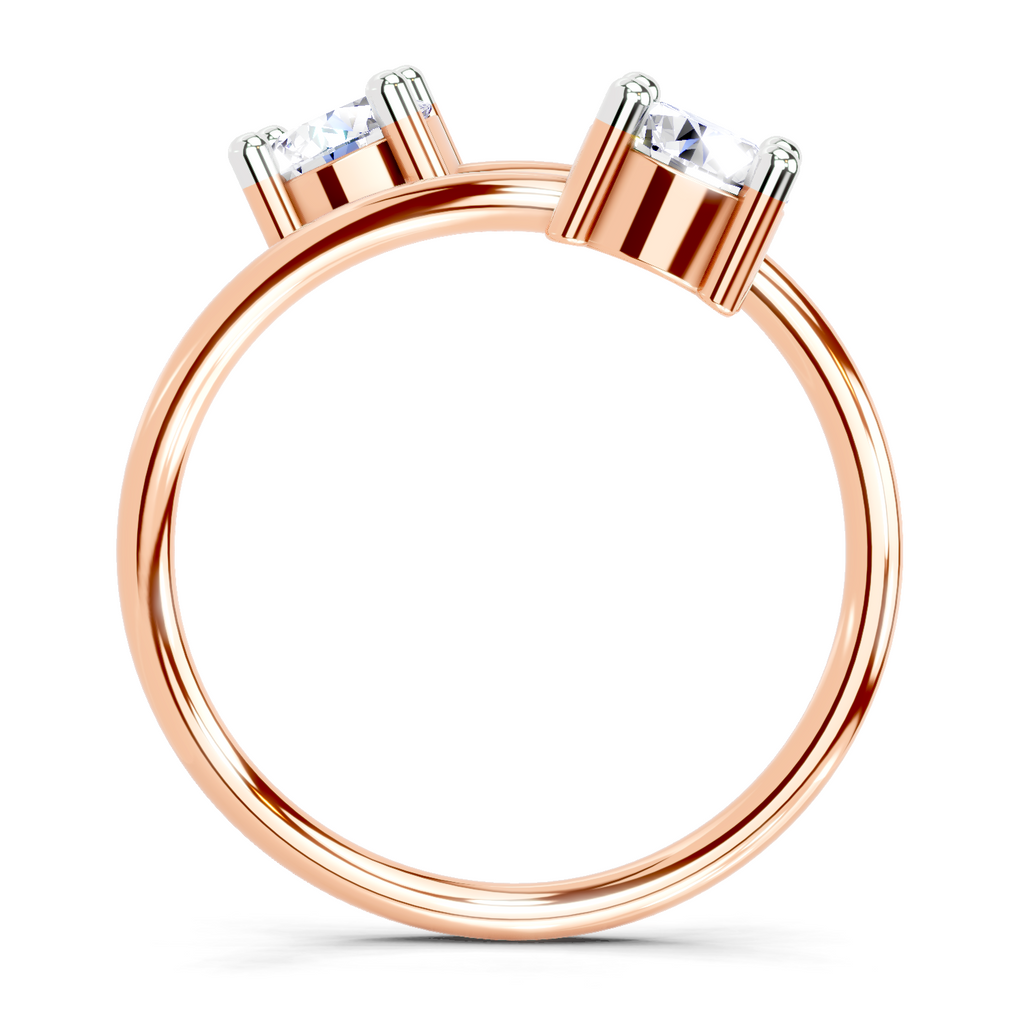 0.8 Carat Twirl of Light Promise Engagement Ring