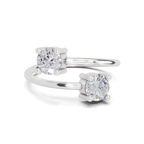 0.8 Carat Twirl of Light Promise Engagement Ring