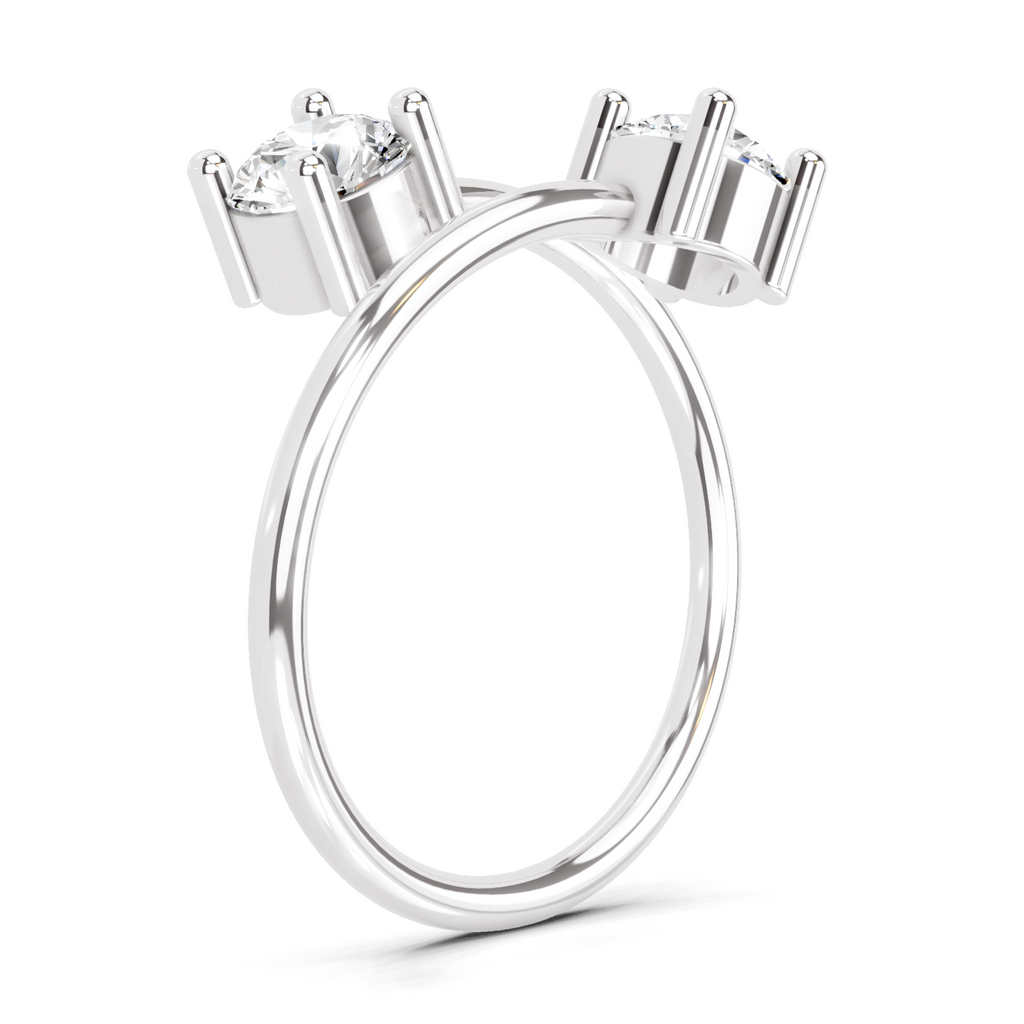 0.8 Carat Twirl of Light Promise Engagement Ring
