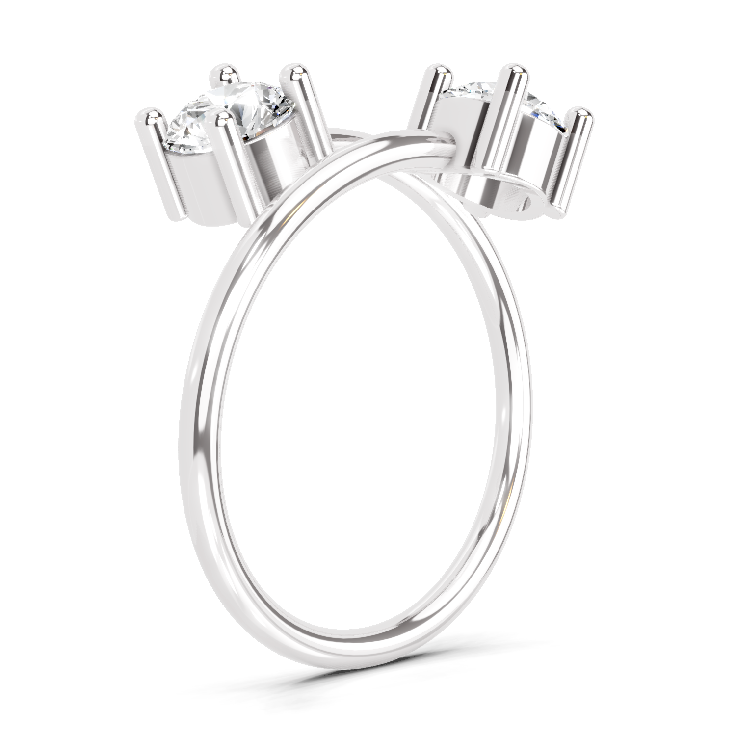 0.8 Carat Twirl of Light Promise Engagement Ring