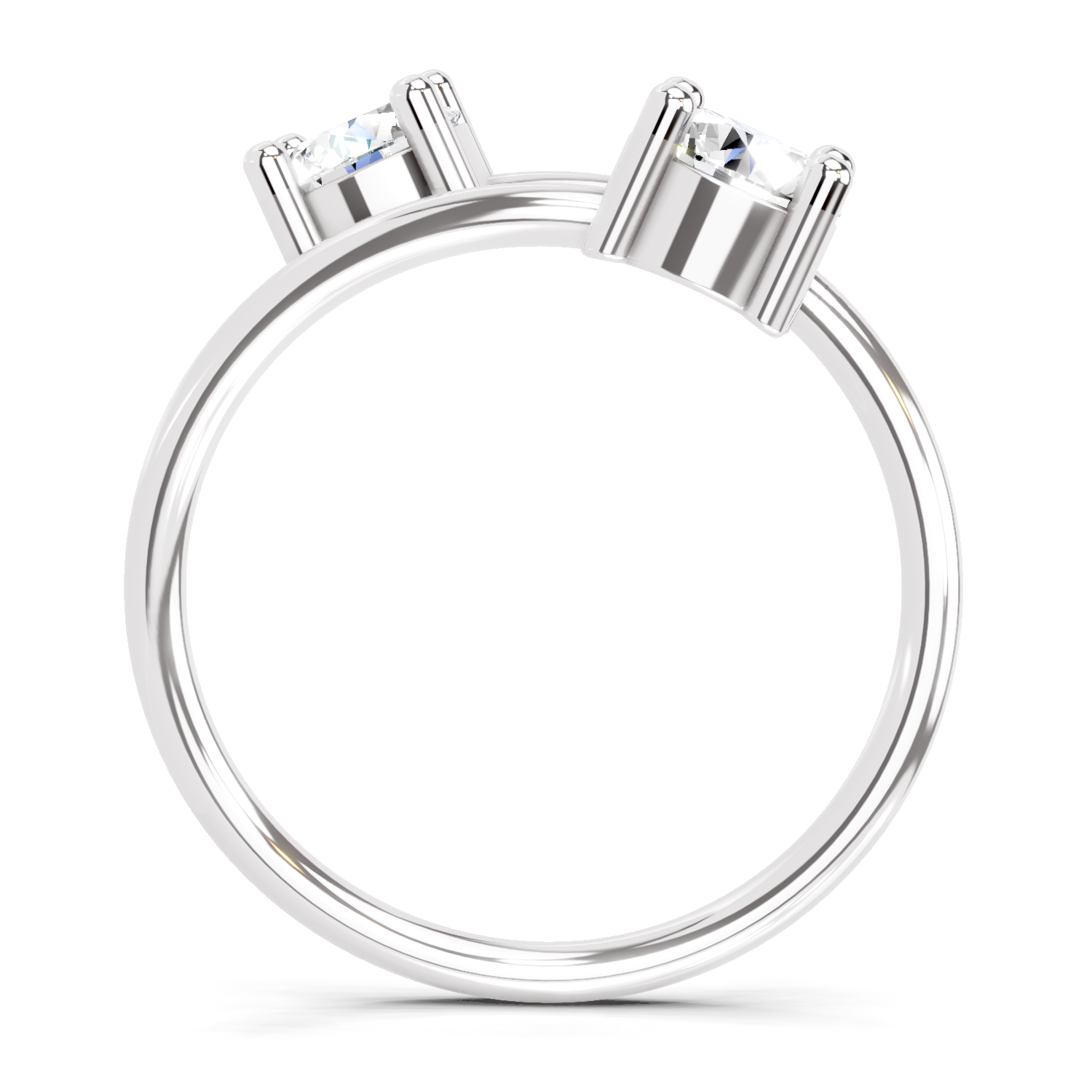 0.8 Carat Twirl of Light Promise Engagement Ring