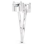 0.8 Carat Twirl of Light Promise Engagement Ring