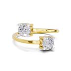 0.8 Carat Twirl of Light Promise Engagement Ring